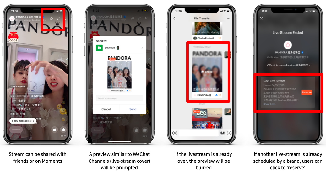 WeChat Channels Live Streaming Sharing