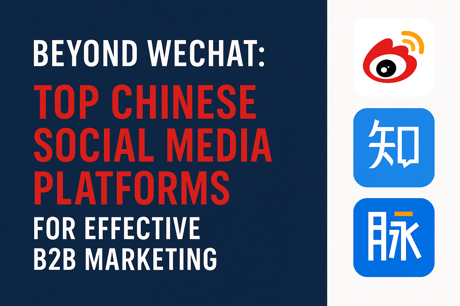 Beyond WeChat: Top Chinese Social Media Platforms for Effective B2B Marketing